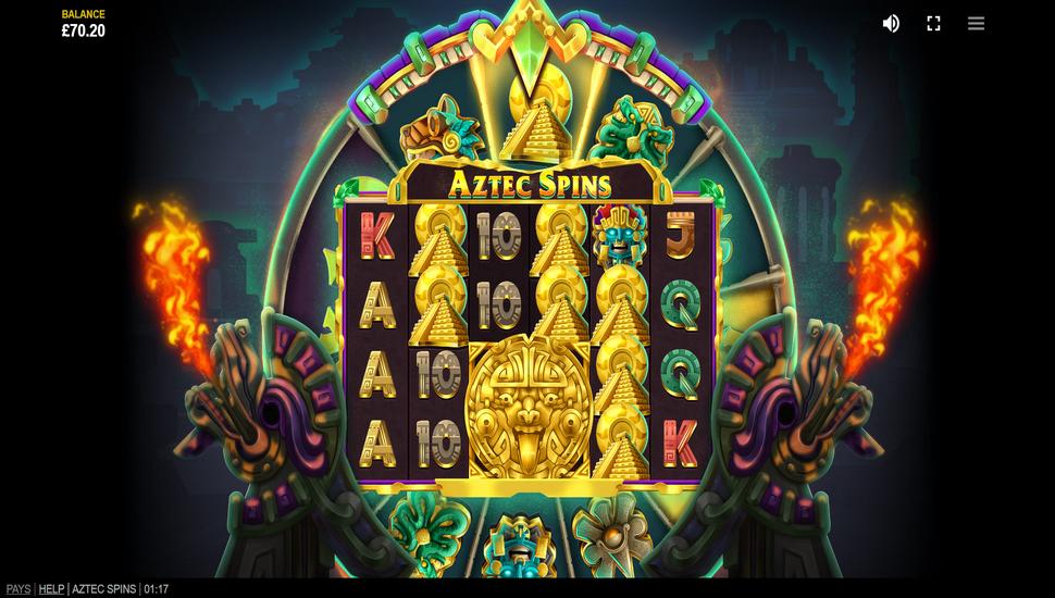 Aztec Spins Slot - Bonus Wheel