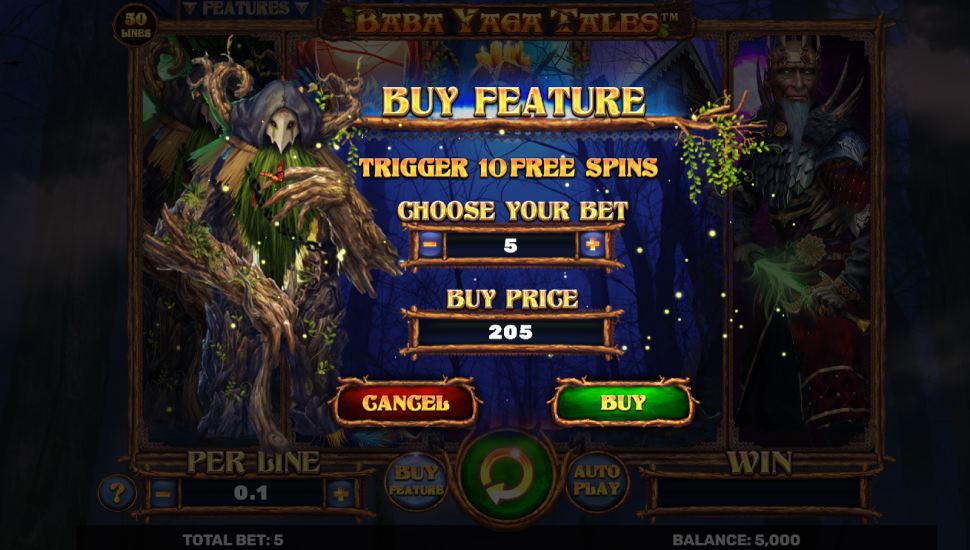 Baba yaga tales slot - bonus buy