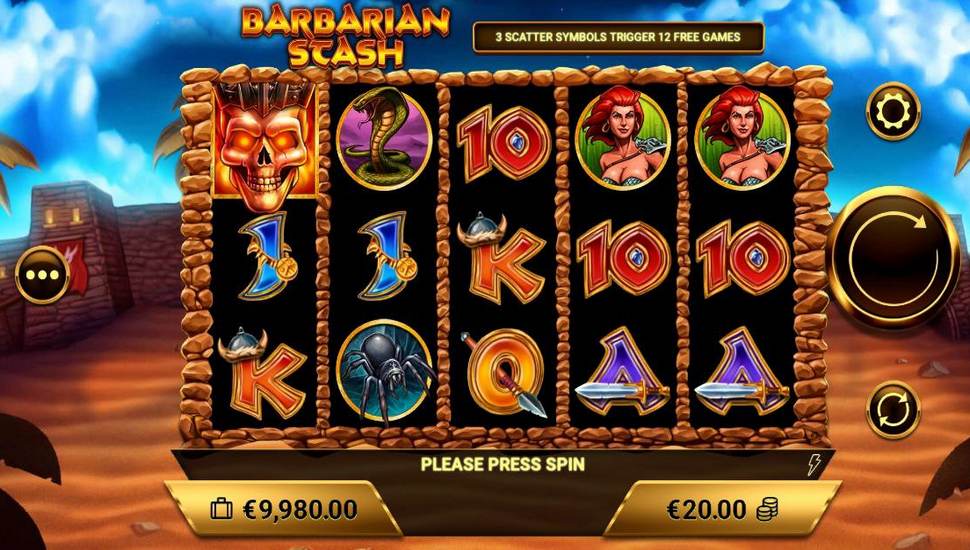 Barbarian Stash Slot Mobile