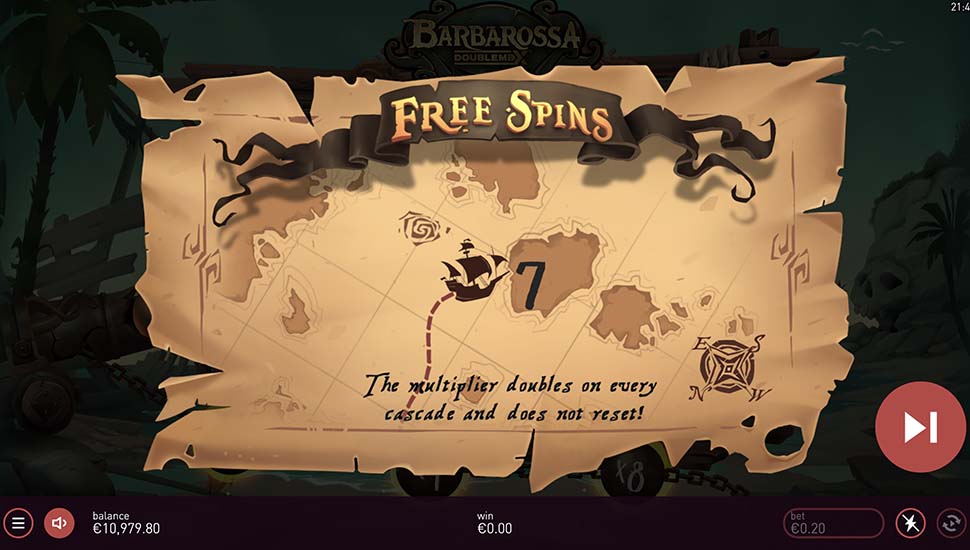 Barbarossa DoubleMax slot free spins