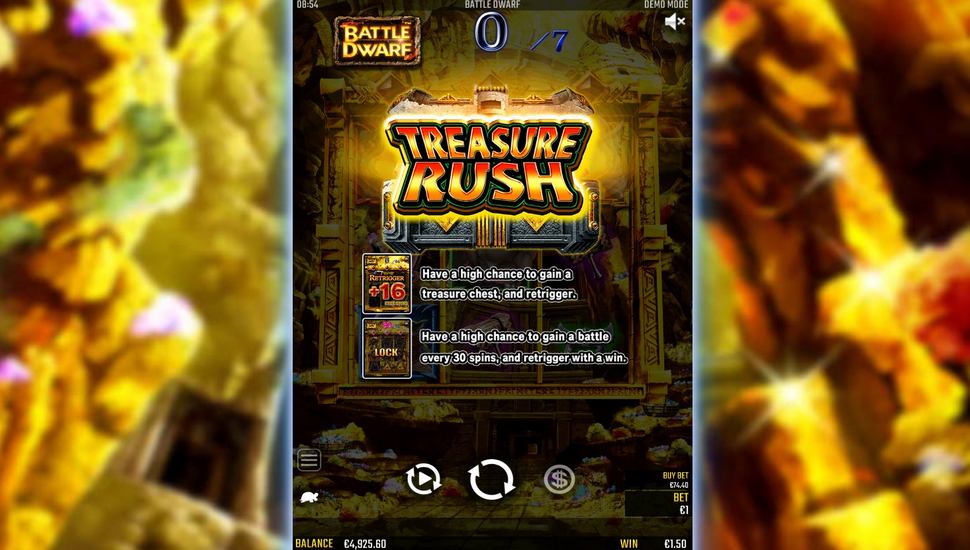 Battle Dwarf Slot - Treasure Rush