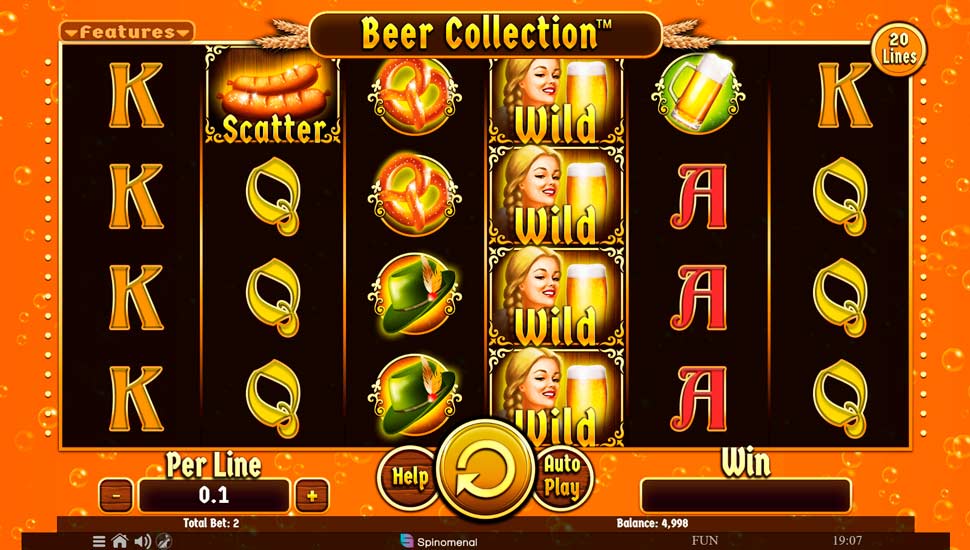 Beer Collection 20 Lines Slot - Review, Free & Demo Play preview