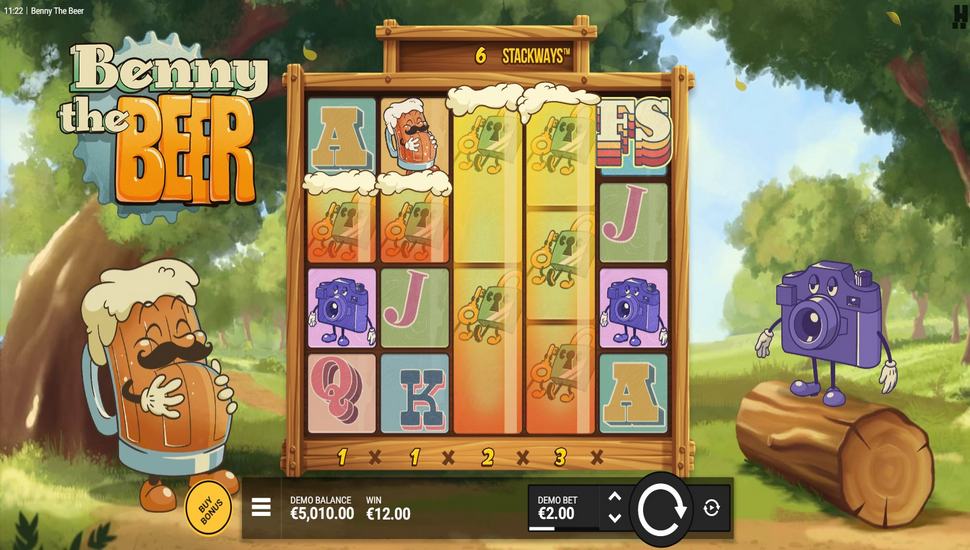 Benny the Beer slot gameplay