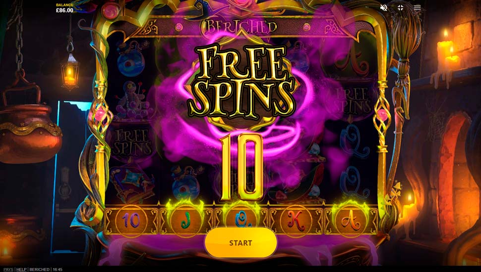 Beriched slot Free Spins