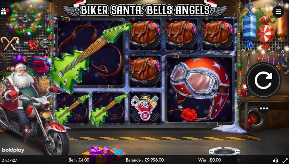 Biker Santa: Bells Angels Slot - Review, Free & Demo Play preview