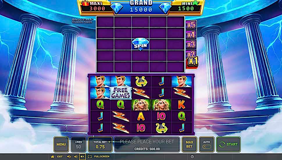 Bingo Staxx Thunder Power Slot - Review, Free & Demo Play