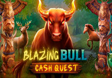 Blazing Bull: Cash Quest Slot Logo