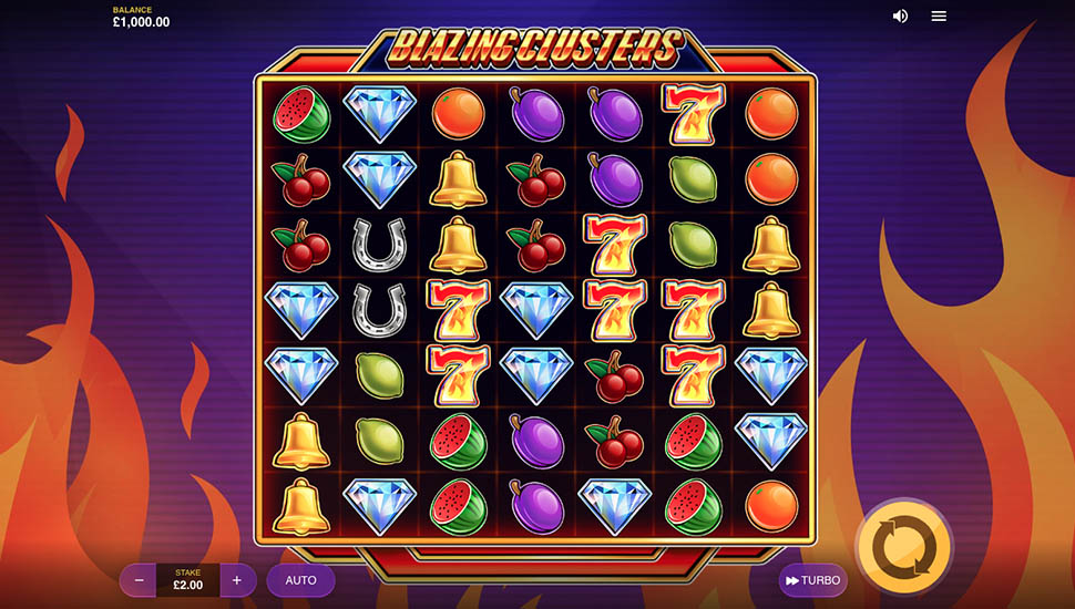 Blazing Clusters slot preview