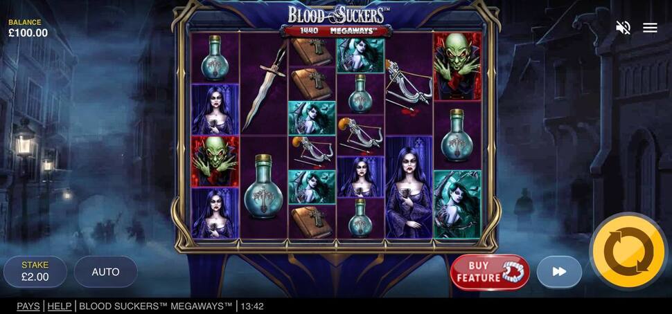 Blood Suckers Megaways slot mobile