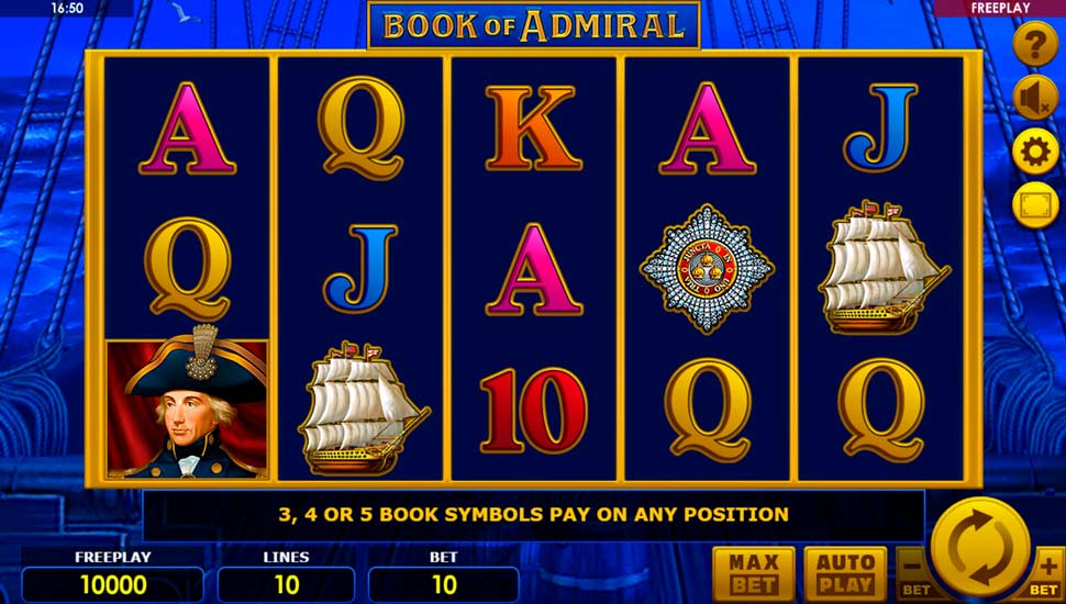 Book of Admiral Slot - Review, Free & Demo Play preview