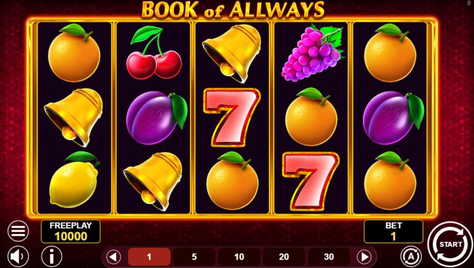 Book of Allways Slot - Review, Free & Demo Play