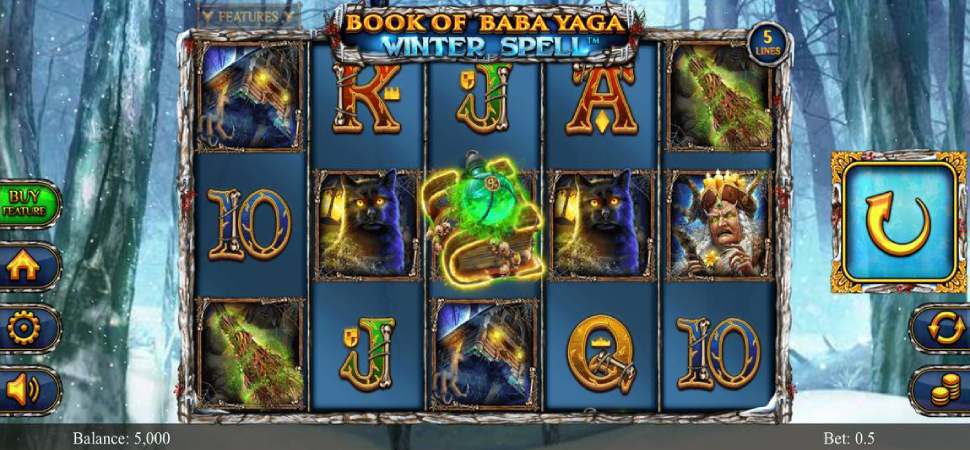 Book of Baba Yaga Winter Spell slot mobile