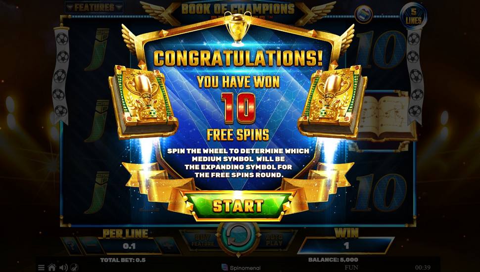 Book Of Champions Reloaded Slot - Free Spins