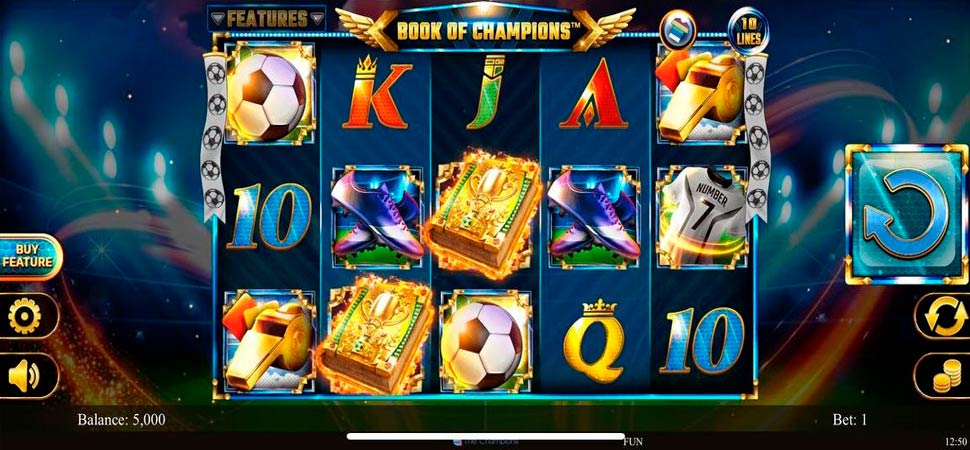 Book Of Champions slot mobile