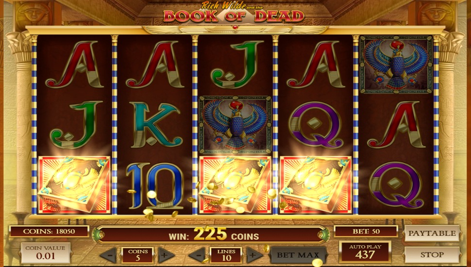 Rich Wilde and the Book of Dead - free spins