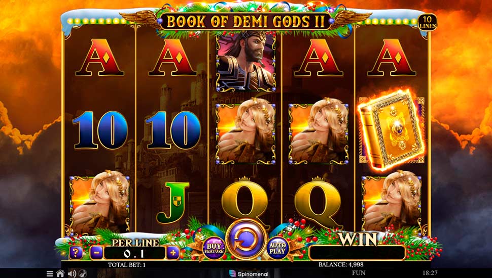 Book of Demi Gods 2 Christmas Edition Slot - Review, Free & Demo Play preview