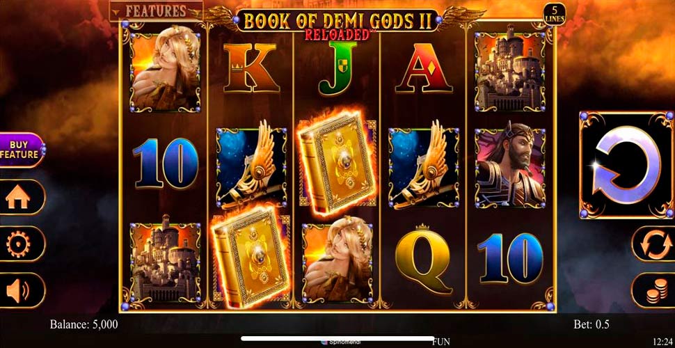 Book of Demi Gods II Reloaded slot mobile