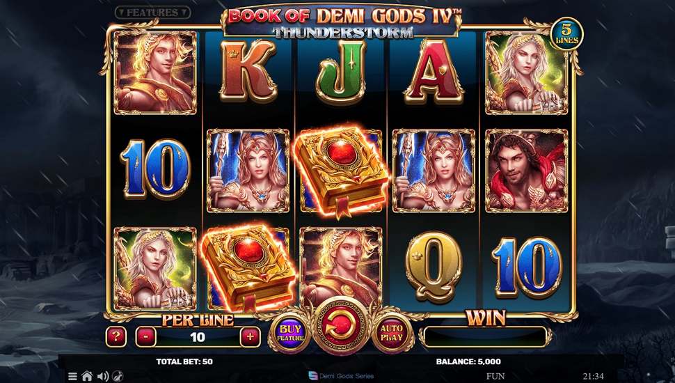 Book of Demi Gods IV Thunderstorm Slot - Review, Free & Demo Play preview