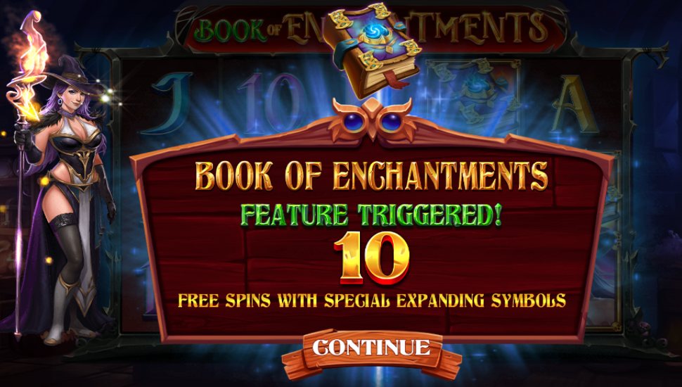 Book of Enchantments slot - Free spins