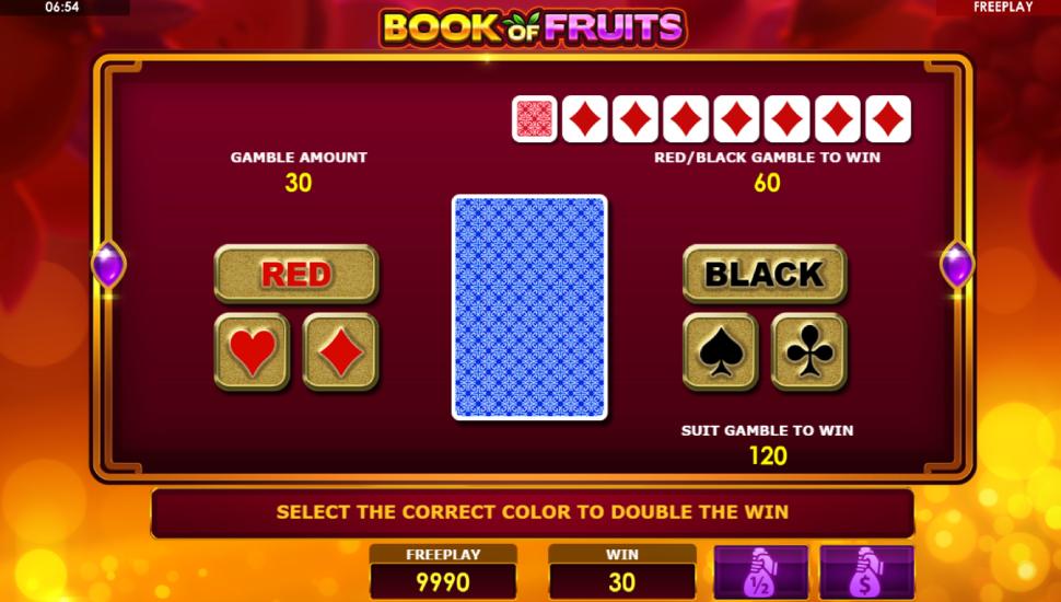 Book of Fruits slot - feature