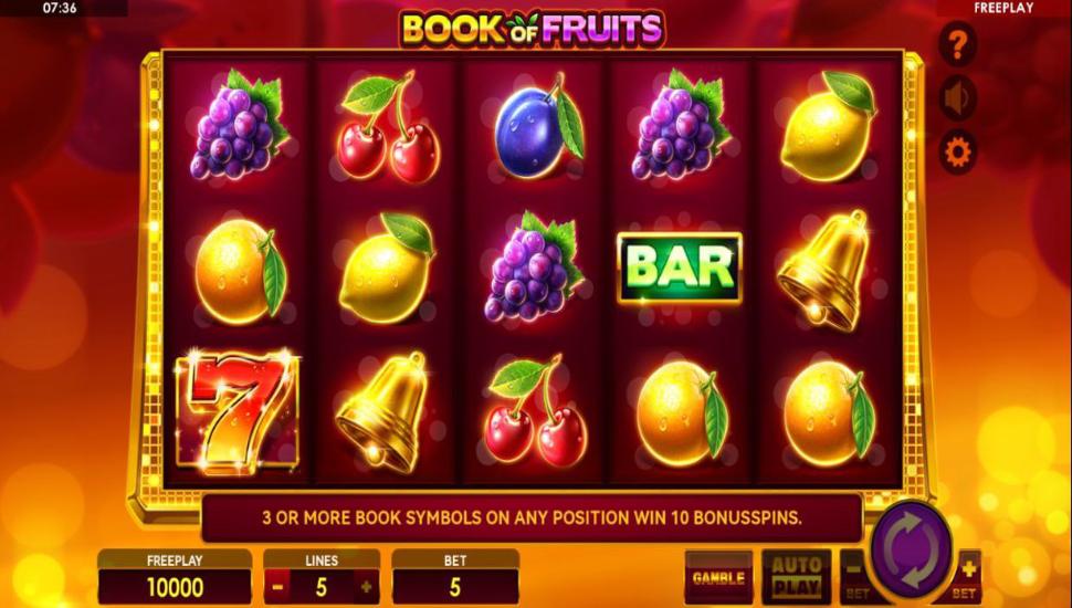Book of Fruits slot mobile
