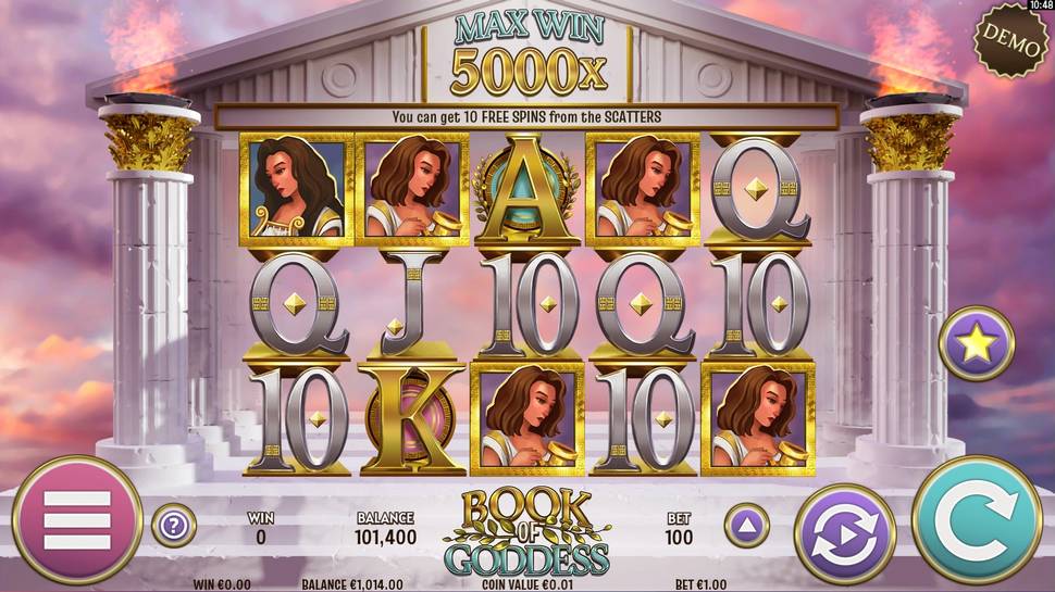 Book of Goddess slot Mobile