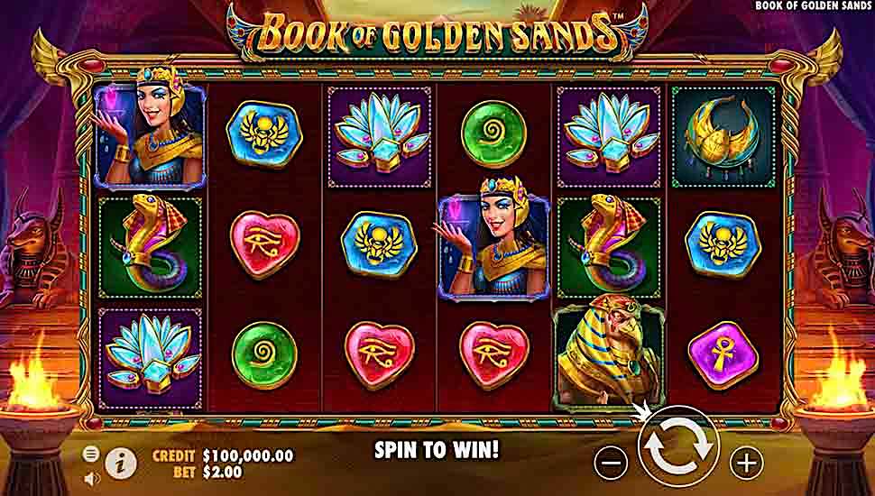 Book of Golden Sands Slot - Review, Free & Demo Play