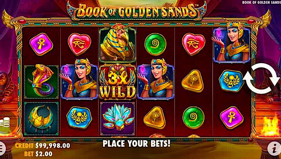 Book of Golden Sands slot mobile