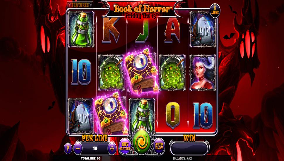 Book of Horror Friday The 13th Slot