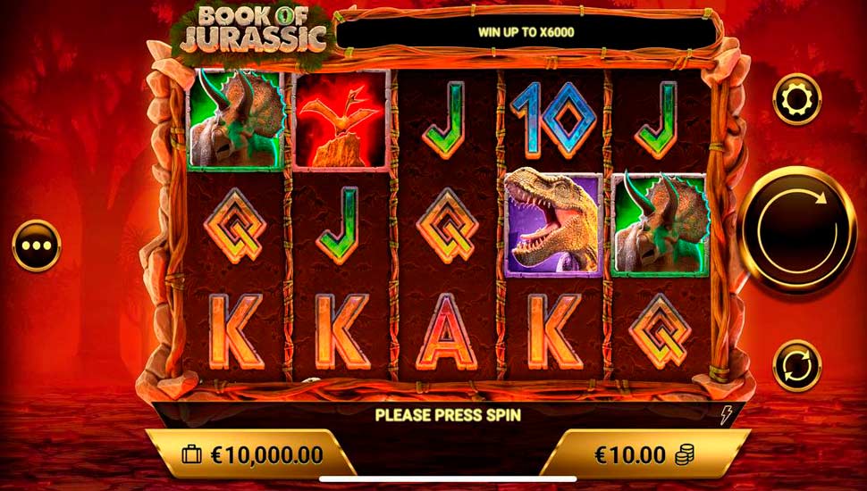 Book of Jurassic slot mobile