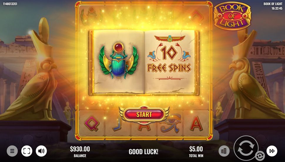 Book of Light Slot - Free Spins