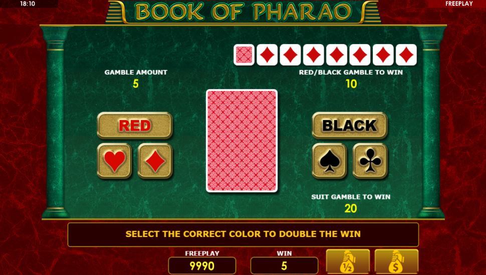 Book of Pharao slot - feature