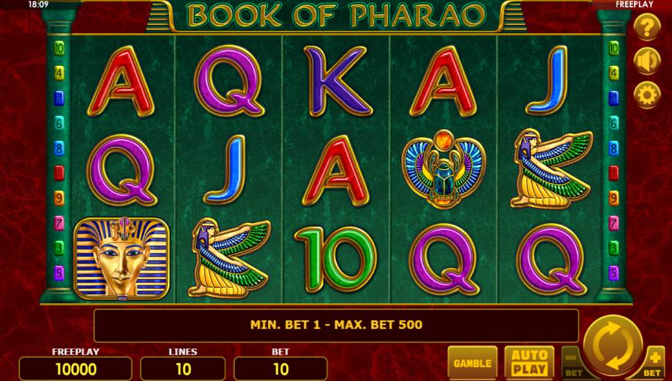 Book of Pharao Slot - Review, Free & Demo Play preview
