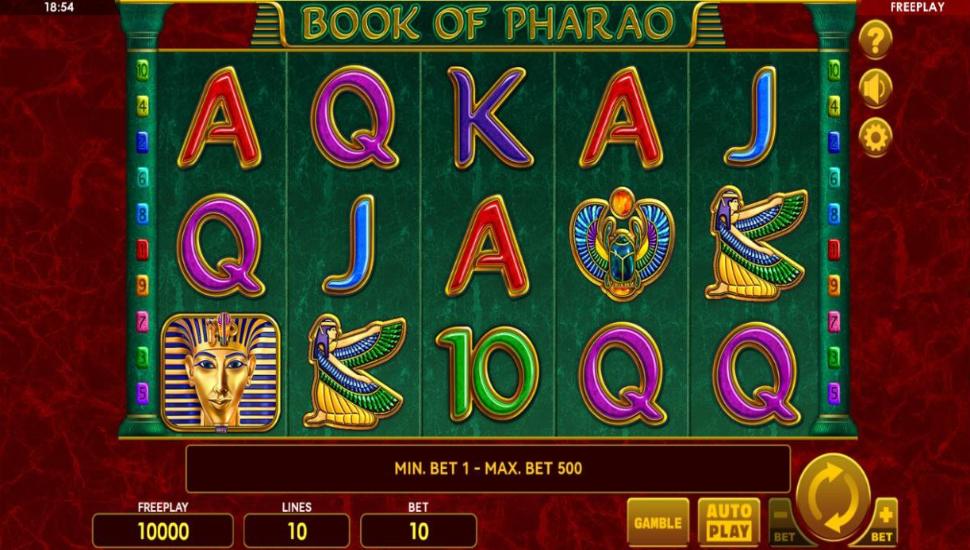 Book of Pharao slot mobile