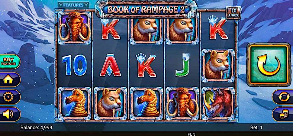 Book of Rampage 2 slot mobile