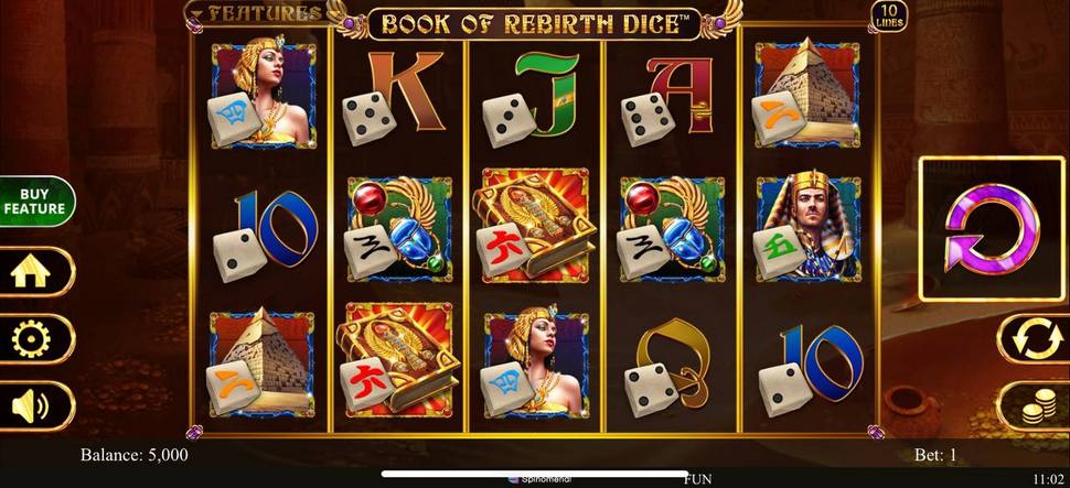 Book of rebirth dice slot mobile