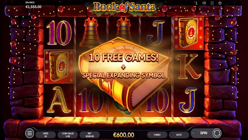 Book of Santa Slot - Free Spins