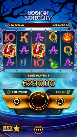 Book of Sorcery slot mobile