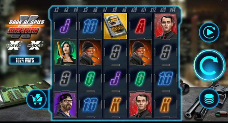 Book of Spies Mission X - Slot