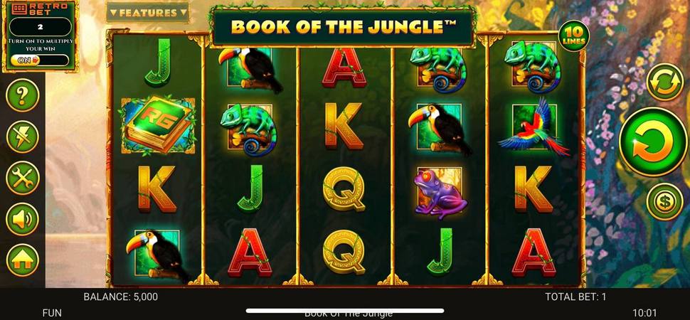 Book of the Jungle slot mobile