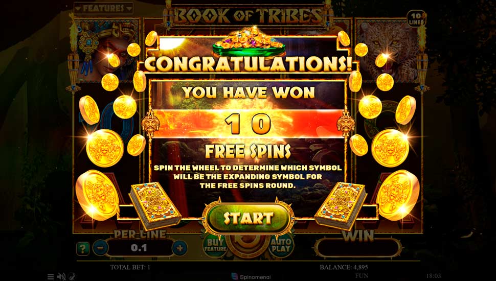 Book Of Tribes slot Free Spins