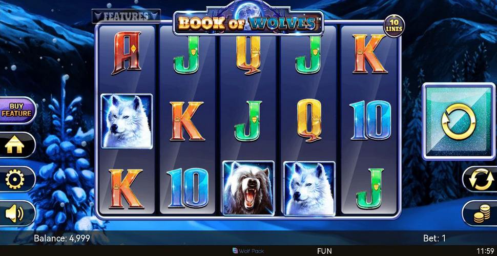 Book of Wolves Slot Mobile