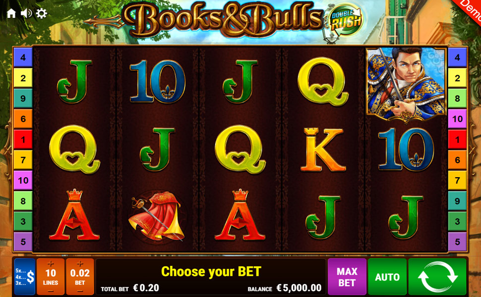 Books and Bulls Double Rush - Slot