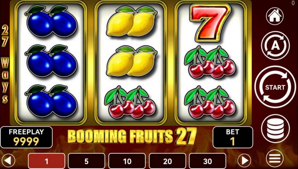 Booming Fruits 27 Slot Mobile