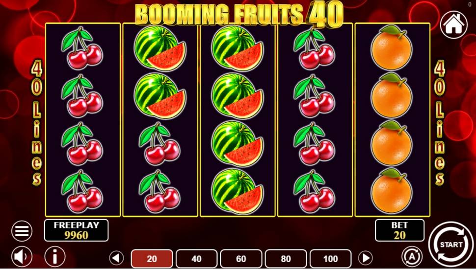 Booming Fruits 40 Slot - Review, Free & Demo Play