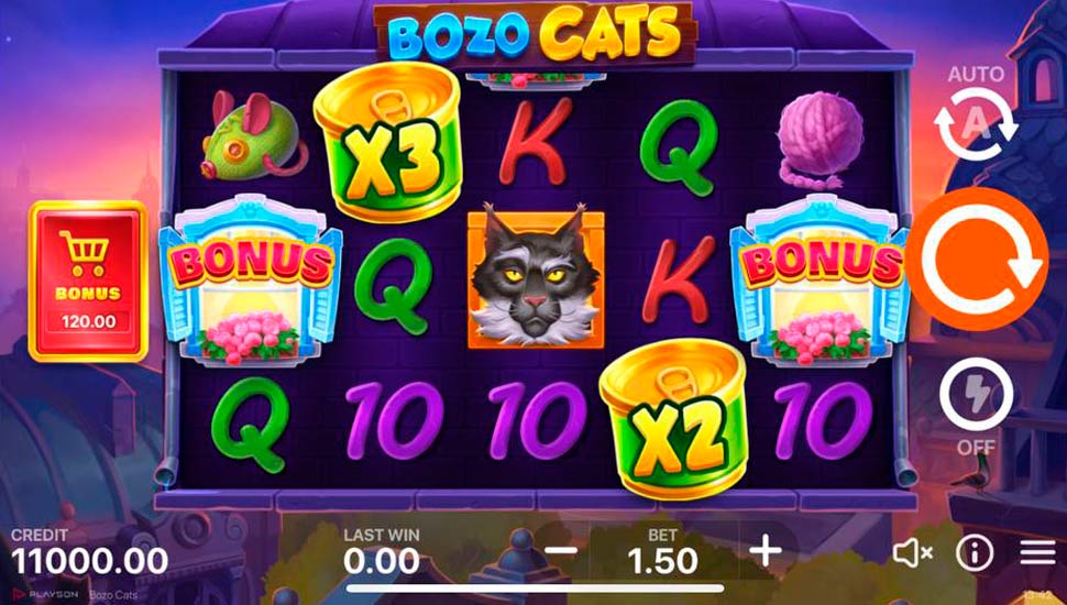Bozo Cats slot mobile