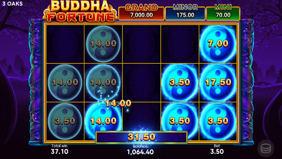 Buddha Fortune Hold and Win slot - feature