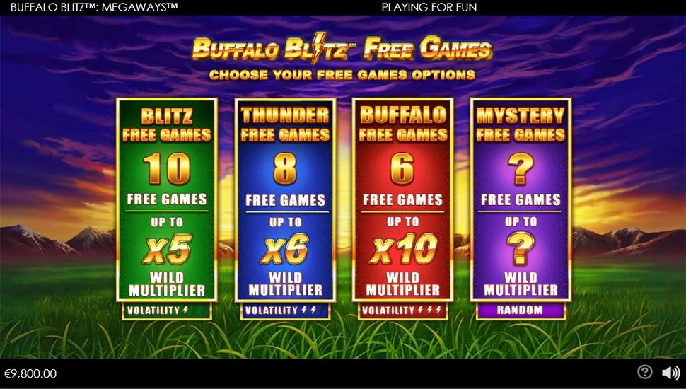 Buffalo Blitz Megaways Jackpot Blitz Slot - Free Spins