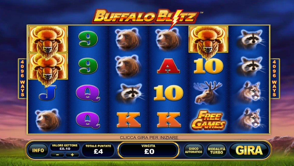 Buffalo Blitz Slot by Playtech preview
