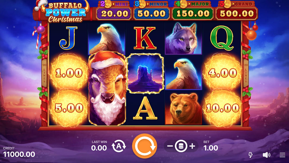 Buffalo Power Christmas slot preview